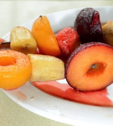 Hot Fruit Kebabs