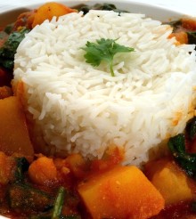 Chickpea, Spinach and Sweet Potato Curry