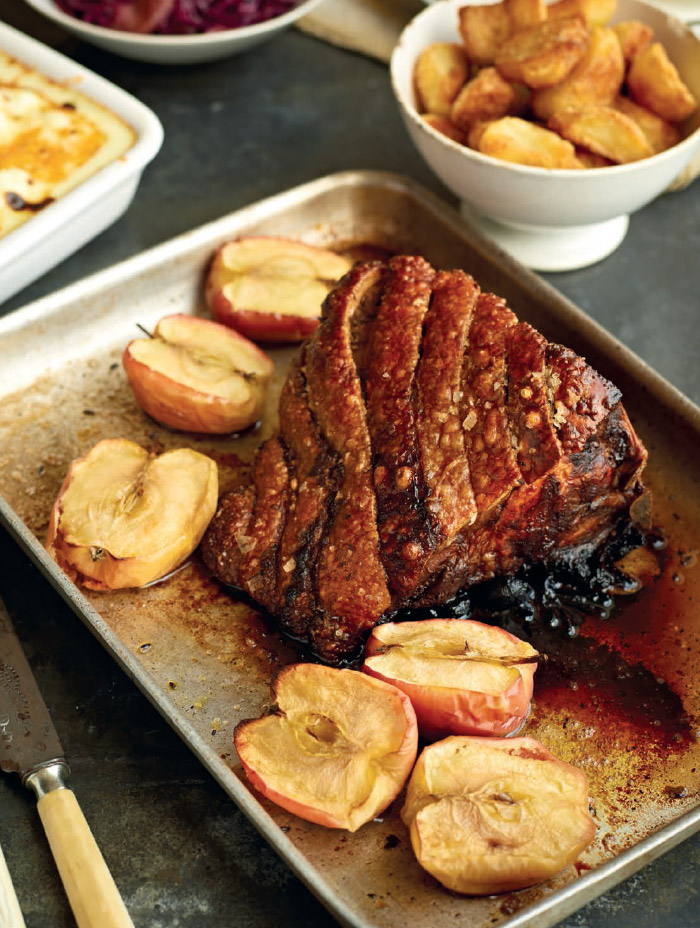 Simple Roast Pork and Baked Apples - Sam Stern