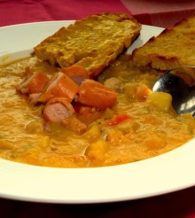 Dutch split pea soup