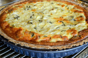 Onion, Thyme and Sour Cream Tart