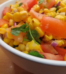 Mexican style corn salsa