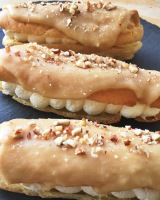 Maple&Pecan Glazed Eclairs