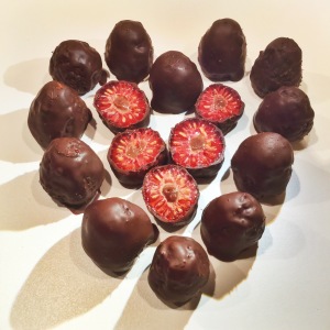 Chocolate Raspberry Truffles