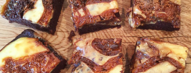 Salted Caramel Cheesecake Brownies