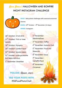 Halloween and Bonfire Night Instagram Challenge