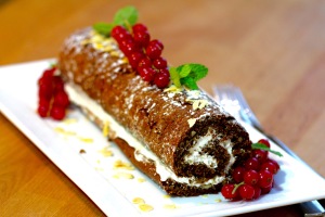 Jamaican Ginger Roulade