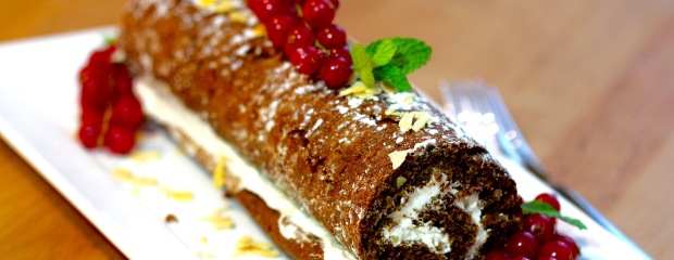 Jamaican Ginger Roulade