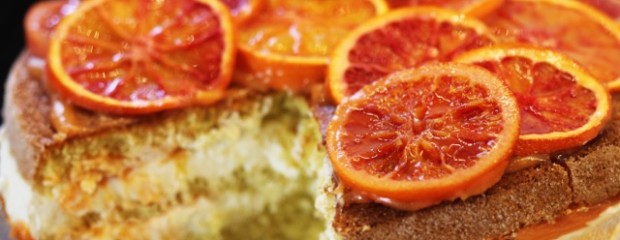 blood orange cake