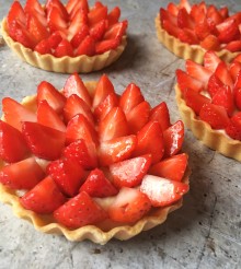 Prosecco Strawberry Tarts