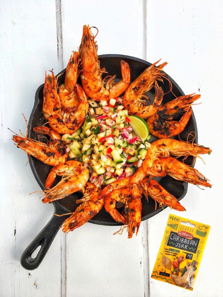 Jamaican Jerk Prawns